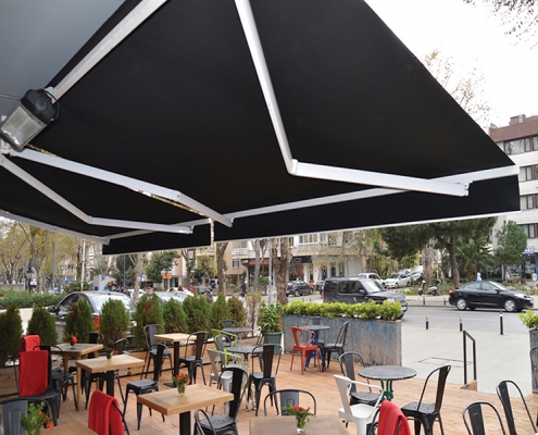 Kuşadası Tente Branda, Mafsallı Tente Modeli 1 Kuşadası Tente Branda, Mafsallı Tente Modeli 1