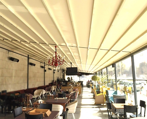 Kuşadası Tente Branda, Otomatik Tente Pergola Modeli 1 Kuşadası Tente Branda, Otomatik Tente Pergola Modeli 1